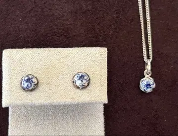 네덜란드 델프트 도자기 펜던트&귀걸이
