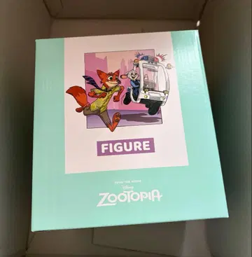 주토피아 닉 와일드 프레임 포함 액션 피규어