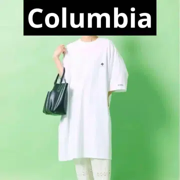 컬럼비아 T셔츠 원피스 M L 빅 실루엣 임페리얼 파크