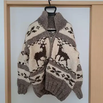 빈티지 캐나다 육중한 카우친 스웨터 CA04750