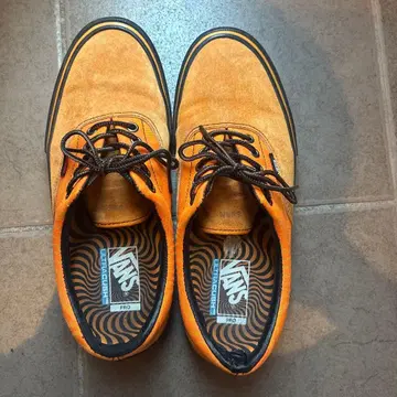Vans 오렌지 스니커즈 spitfire