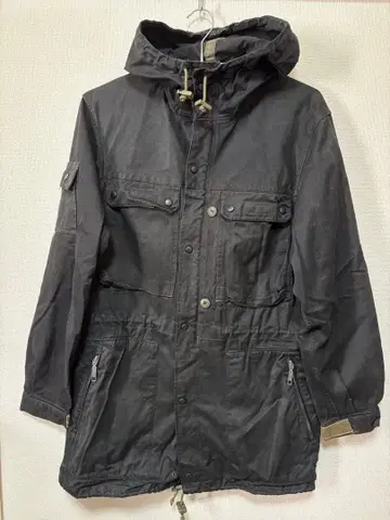 독일군 90년대 필드 후드티 블랙 모즈 코트