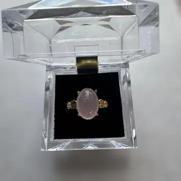 미사용 로즈쿼츠 반지