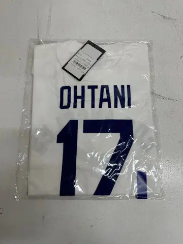 오타니 17번 화이트 XL 티셔츠