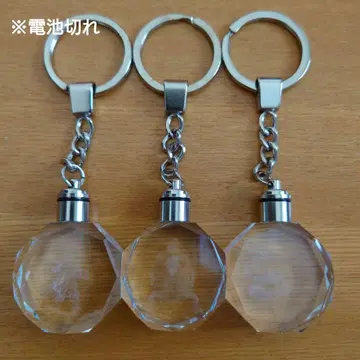 드래곤볼Z LED 크리스탈 키링 손오공, 무천도사, 마인 부우 3종