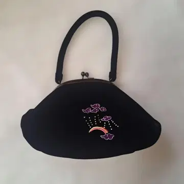 tsumori chisato 가마구치 핸드백 블랙 일본 의류에도