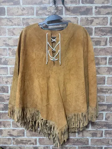 네이티브 아메리칸 70s 핸드메이드 판초 초레어품