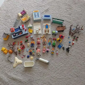 플레이모빌 피규어와 리빙, 쇼핑 계산대 세트 외