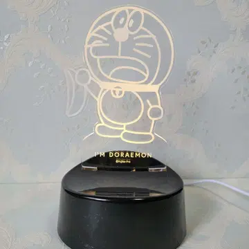 I'M DORAEMON 아크릴 스탠드 LED 라이트 조명