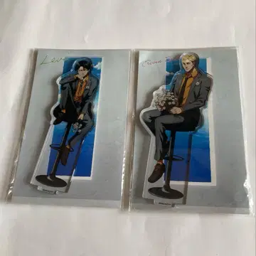 진격의 거인 리바이 엘빈 아크릴 스탠드 2개 세트 이디스