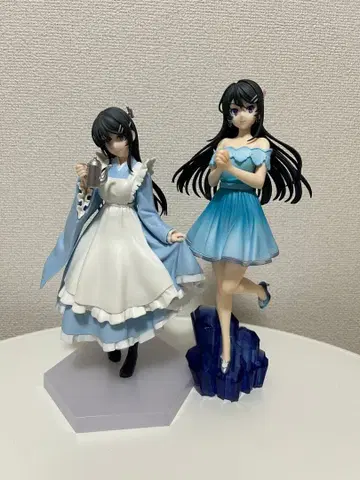 청춘 돼지는 사쿠라지마 마이 피규어 2개 세트