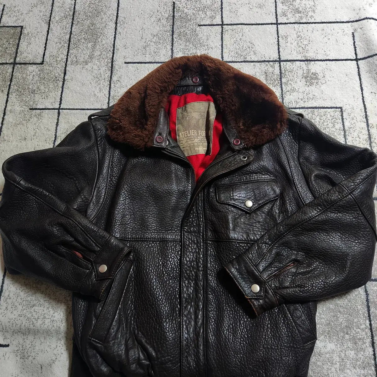 90s Vintage A2 Jacket Leather Jacket G1 Jacket Flight Jacket