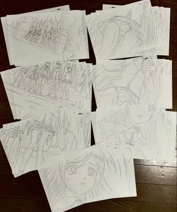 로자리오와 뱀파이어 설정 자료 원화 (약 40장)