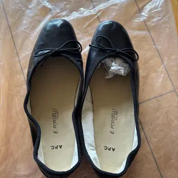 아페쎄 E. Porselli 발레 슈즈 블랙