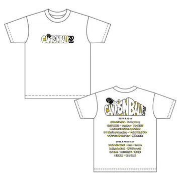 CANNONBALL 2025 T셔츠 화이트 L 사이즈