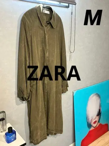ZARA 유즈드 리오셀 트렌치코트 M [ 새상품 ]