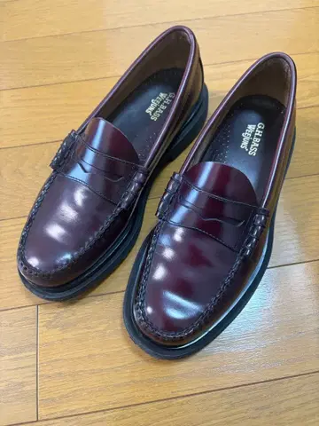 GH BASS 로퍼 BA11010A LARSON 와인 레드