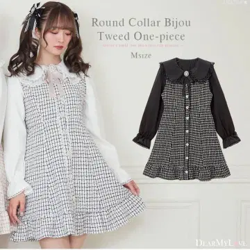 Dear My Love 트위드 원피스
