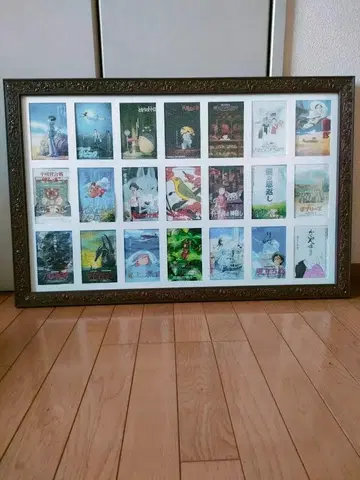 스튜디오 지브리 액자형 직소 퍼즐 컬렉션 포스터