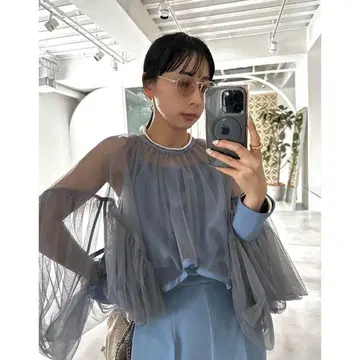 2601144 MANY WAY TULLE VEIL SET UP 블루 S