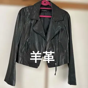 LEE & TAILOR 블랙 라이더 자켓 양가죽