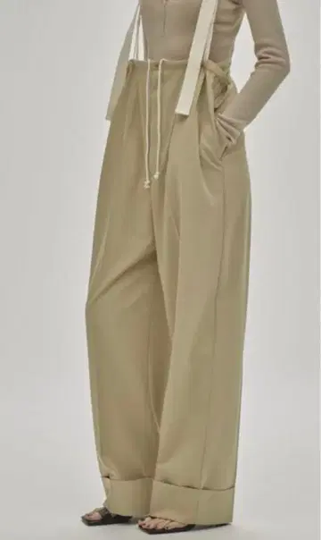 TODAYFUL 서스펜더 하이웨이스트 팬츠