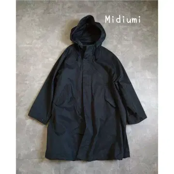 [ Midi umi ] 몰스킨 후디드 코트