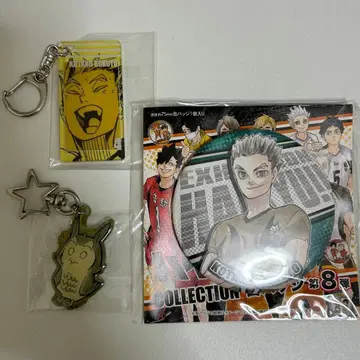 보쿠토 아크릴 택 애니멀 키링 캔뱃지 하이큐전