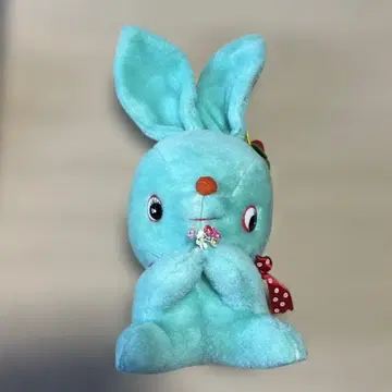 산에이 스카이블루 토끼 봉제 인형