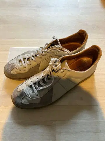 리프로덕션 오브 파운드 저먼 트레이너 신발 독일 그레이