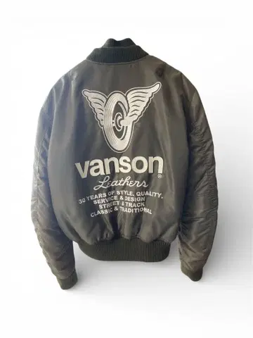 vanson MA-1 바이크 자켓 올리브