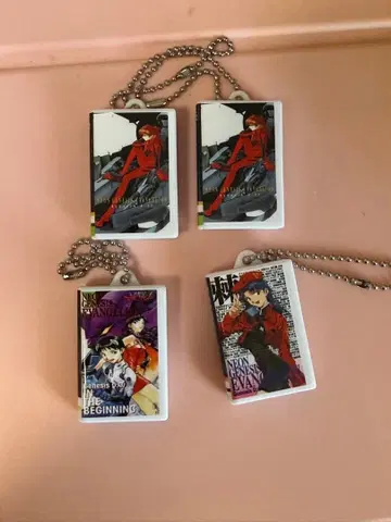 신세기 에반게리온 아크릴 키링 4개 세트