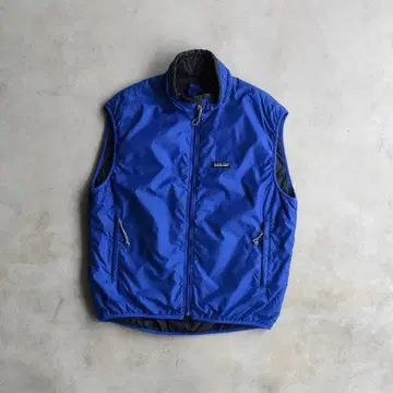 00s 파타고니아 퍼프볼 베스트 L 블루 빈티지