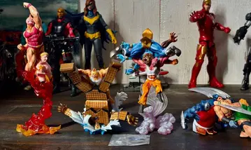 4체 세트 희소 연결 부품 포함 초상혁명 근육맨 마슬도킹 외 2체