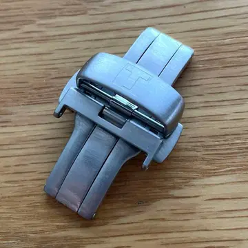 티쏘 정품 비죠 D 버클 클래스프 매트 스테인리스 스틸 실버