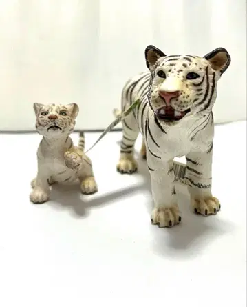 Schleich 화이트 타이거 피규어 세트