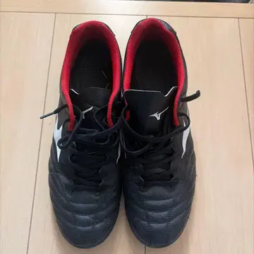 미즈노 축구화 27.5cm 블랙/레드