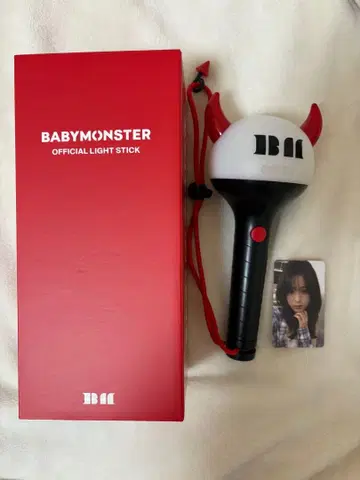 BABYMONSTER 베이비몬스터 응원봉 아현 트레이딩 카드 포함
