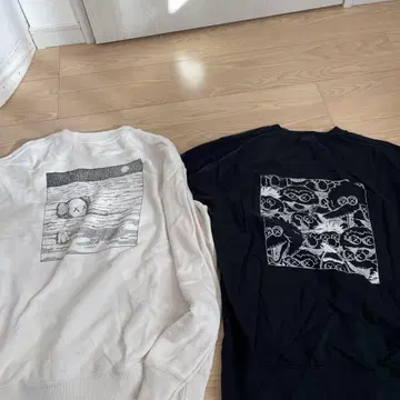 Kaws 그래픽 맨투맨 3개