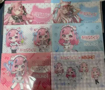 유키 사쿠나 ROUND1 콜라보 B4 매트 6매 세트