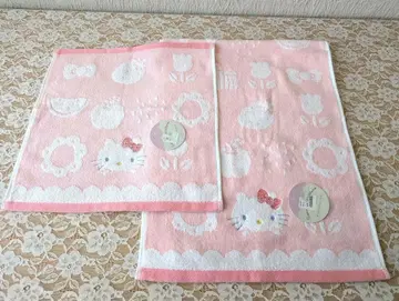 택 포함 미사용 새상품, 페이스 타월 핸드 타월 세트, 키티, 산리오