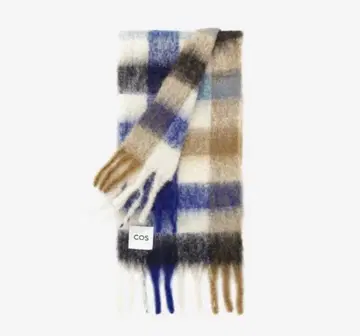 COS 체크 무늬 머플러