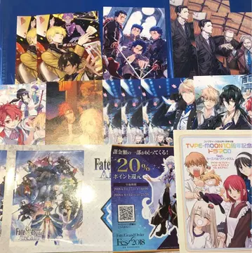 Fate FGO cbc 특전 엽서 fes 스티커 cd 멀린