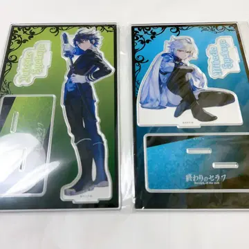 종말의 세라프 BIG 아크릴 스탠드 백야 미카엘라 백야 유이치로