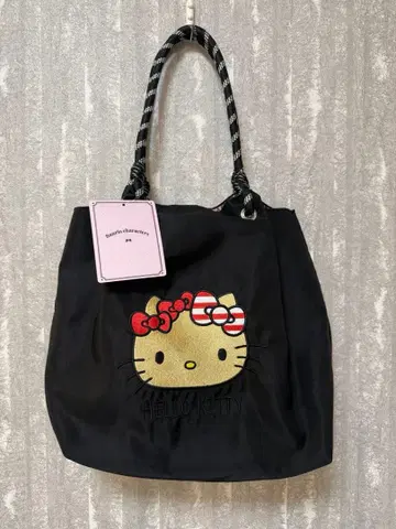 시마무라 일광화상 키티 토트백 헬로키티 산리오 블랙