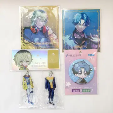 브레마이 이치카와 카스가 니이나 아리 아크릴 스탠드 색지 캔뱃지