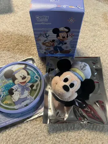 새상품 미키 코스터 마그넷 홍콩 디즈니 봄 마린 랜덤