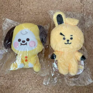 BT21 봉제 인형 2개 COOKY CHIMMY