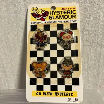히스테릭 미니 핀 배지