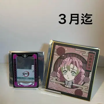 귀멸의 칼날 칸로지 미츠리 색지 카드 케이스